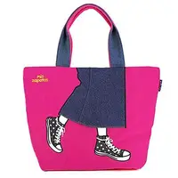 在飛比找PChome24h購物優惠-mis zapatos 青春少女帆布鞋包-桃紅款