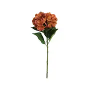 55cm Orange Hydrangea Artificial Flower