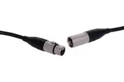 Amphenol 3 Pin XLR Male to Female XLR Microphone Cable 15m Black