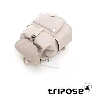 【tripose】MEMENTO微皺尼龍輕量後背包-小(沙漠灰)