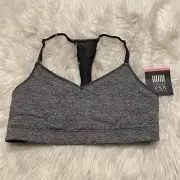 Victorias Secret Medium Sports Bra Gray The Player Cami VSX Sport Wireless NEW