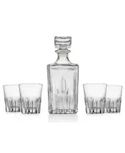 Godinger Union Square 5 Piece Whiskey Set - NIB