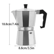 50/100/150/300Ml Aluminum Moka Pot Coffee Maker Espresso Percolator Mocha Kettle