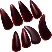 Kisangel 8pcs Guzheng Finger Picks Professional Zither Thumb Plectrum Durable Fingertip Protection Covers Lightweight Compact for Enhanced Playing Experience