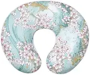 Mintulipy Cherry Blossom Marble Nursing Pillow Cover Slipcover Comfortable Maternity Breastfeeding Newborn Infant Feeding Cushion Cover Machine Wash & Quick Dry