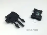 HD 5/8 Curved Whistle Buckle w/ FireSteel, Ceramic blade-striker & Compass