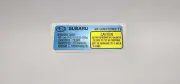 WRX GC8 (TE) Air Conditioning A/C Sticker