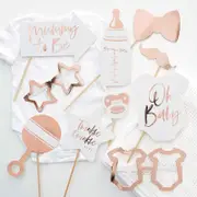 Rose Gold Twinkle Twinkle Baby Shower Photo Booth Props
