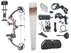 TOPOINT M1 15-70LB COMPOUND BOW & ARROW HUNTING TARGET ARCHERY Muddy Girl Color