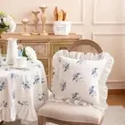 Pastoral Style Throw Pillowcover Embroidered Cushion Cover Sofa/Bed