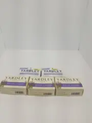 Lot of 5 Bars Yardley London English Lavender Moisturizing Bath Soap 4.25oz Each