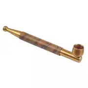 1pcs Metal Smoking Pipe Long Stem Smoking Cigarette Filters Mini Tobacco Pipe