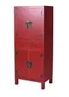Chinese Wedding Cabinet Red Tall Cabinet Drawer Cabinet Ming Dynasty