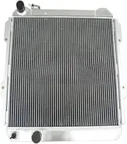 3 ROW Aluminum Radiator， Compatible With Toyota HILUX LN85 LN60 LN61 LN65 2.4L Diesel 1984-1991 MT Manual 1985 1986 1987 1988 1989 1990 84 85
