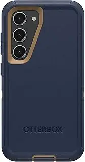 [Otterbox] Galaxy S23 (Only) - Defender Series Case - Blue Suede Shoes - Rugged & Durable - with Port Protection - Case Only - Non-Retail Packaging