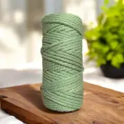 4mm 3ply Luxe Macrame Cord | AVOCADO GREEN | 100% Premium Cotton MELB Australia