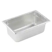 Winco Anti-Jamming Steam Pan, 1/4 by 4-Inch, Standard Weight