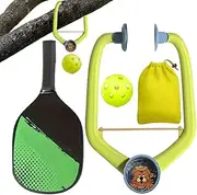 Pickle Ball Trainer: Suspend Pickle Ball, Training Set, Adjustable Training Aid | Sports Toys with Racket and Storage Bag, Accessories