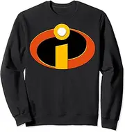 [Disney] Pixar The Incredibles Distressed Superhero Badge Sweatshirt