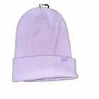 Calia Ribbed Knit Womens Beanie Lavender One Size