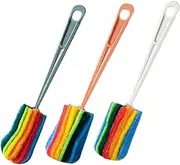 Healeved 3pcs Water Bottle Cleaning Long Handle Mug Multi-use Cup for Home