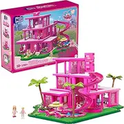 MEGA Barbie The Movie Building Toys for Adults, DreamHouse Replica with 1795 Pieces, Barbie and Ken Micro-Dolls and Accessories, for Collectors