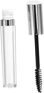 Empty Mascara Tube Refillable Eyelash Container for Women Travel Cosmetic Bottle with Ergonomic Design Lightweight and Transparent for Go Touchups