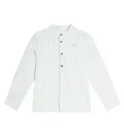 [Tartine et Chocolat] Tartine et Chocolat Striped cotton and linen shirt Y 10 multicoloured