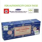 Satya Sai Baba Nag Champa Incense Sticks 8.8oz Hand Rolled Premium Fragrance