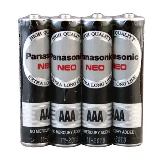 Panasonic 碳鋅電池 收縮膜包 1號/2號/3號/4號/9V 碳鋅環保電池 耐力持久電池 家用電池｜史泰博EZ購