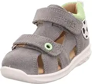[Superfit] Boys Bumblebee Sandal, Light grey green 2500, 25 EU