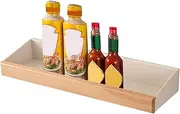 Floating Shelves | Wooden Bookshelf Wall Mounted | Kitchen Storage Shelving, Decorative Wine Bottle Holder for Bathroom Bedroom