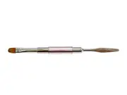 Billionaire Poly Builder Tap Gel Brush Nail Dual-Ended Slice & Shape Tool - Pink