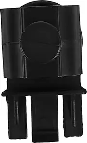 Cabilock Plastic Hard Hat Light Mount Bracket Nonslip Flashlight Holder for Safety Helmet Firefighter Light Fixing Clip for Welding