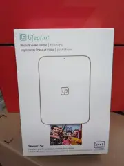 Lifeprint Portable Photo Video Printer for iPhone 3" x 4.5" - White