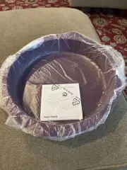 Tupperware Silicone Round Form Royal Purple Amethyst Cakes Baking Mold (LE)