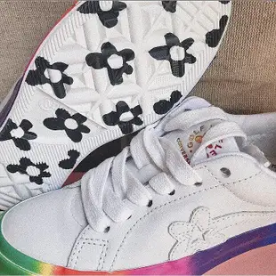 Golf Le Fleur X Converse One Star Rainbow 彩虹小花 166409慢跑鞋