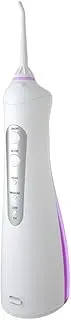 Cordless Water Flosser, Electric Oral Irrigator with 2 Jets, 3 Pressure Modes, USB Rechargeable, for Teeth Braces and Gum Care,Purple