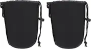 IWOWHERO 2Pcs DSLR Camera Lens Pouch Bag Shockproof Thermal Insulation Protector for Camera Lens Accessories Durable Flexible Design for Safe Lens Storage