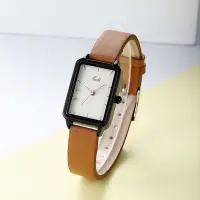 在飛比找Yahoo!奇摩拍賣優惠-GEDI新款時尚女士皮帶手錶潮流時尚復古長方形學生防水手錶2