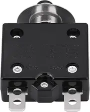 Circuit Breaker, 5A 8A 10A 15A 18A 20A 30A Optional, DC 50V, Manual Reset Thermal Switch Circuit Breaker Over Current Overload Protector (30A)