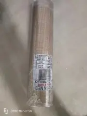 25m x 990mm Welded Wire PVC coated Yard Garden Mouse Snake Black 6x6mm Mesh