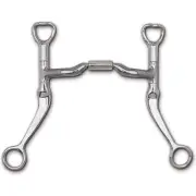 Myler Flat Shank with Sweet Iron Low Port Comfort Snaffle