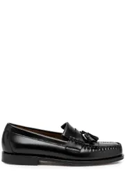 G.H Bass & CO Weejun Heritage Layton II Moc Kiltie Leather Loafers - Black - 42 (IT42 / UK8) 42 (IT42 / UK8)