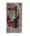 Clever Cutter 2in1 Knife Cutting Board Scissors Chops Veggies Slicer Chopper