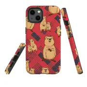 For Apple iPhone 13 Case, Armour Back Cover, Quokkas
