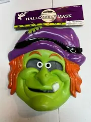 Greenbrier International Inc. Halloween Witch Mask Elastic band scary