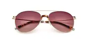 Paradigm 19-34 Gold Men's Sunglasses Gold Size 58