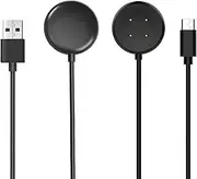 ACEQINGSE Charger for Google Pixel Watch 3 & 2, USB-C & USB-A Replacement Charging Cable for Google Pixel Watch 3/2 Smartwatch, 3.3Ft Portable Charger Dock Cord, 2 Pack (Black)