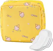 Girls Period Bags,Oxford Cloth Sanitary Pads Pouch Organizer | Feminine Care Nursing Pads Multi-Functional Zipper Pouch for Hotels, School, Working